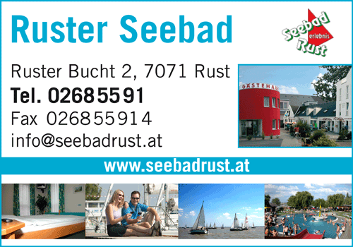 Werbung Ruster SeebadbetriebsgesmbH