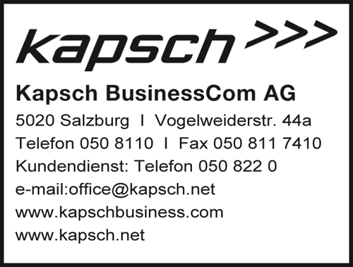 Vergrößern Werbung Kapsch BusinessCom AG