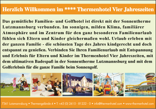 Vergrößern Werbung Thermenhotel Vier Jahreszeiten BetriebsgesmbH