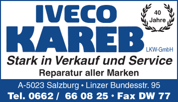 Werbung Kareb Automobil-Reparatur- u. HandelsgesmbH