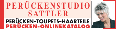 Werbung Sattler Perücken - Inh Rudolf Ingo Mayer