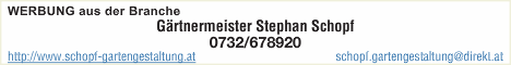 Gärtnermeister Stephan Schopf