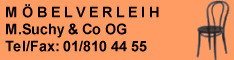 Werbung Möbelverleih Suchy KG