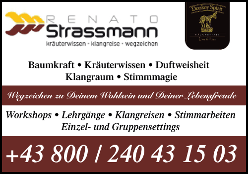 Werbung Strassmann Renato