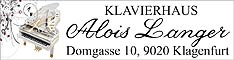 Werbung Klavierhaus Alois Langer, Inh. Alexander Langer