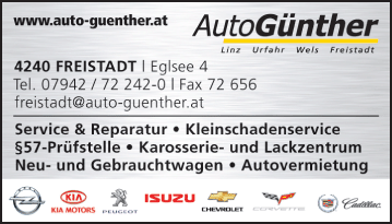 Werbung Auto Günther GmbH