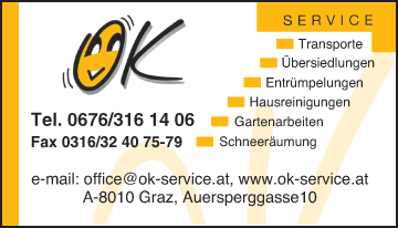 Vergrößern Werbung OK-Service Philipp EGER