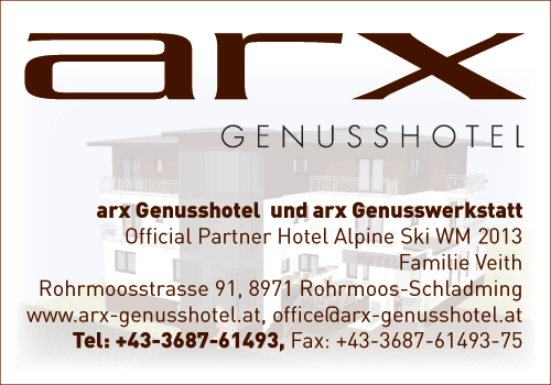 Werbung Arx Genusshotel Familie Veith