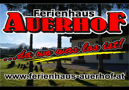 Werbung Ferienhaus Auerhof