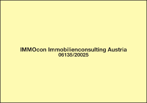 Werbung IMMOcon Immobilienconsulting Austria