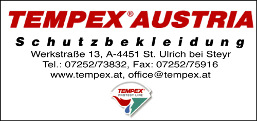 Vergrößern Werbung Tempex Austria Schutzbekleidungen GmbH