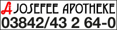 Werbung Josefee-Apotheke Mag. Kurt Lillie KG