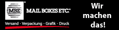 Werbung "MAIL BOXES ETC. 40 Mal in Österreich"