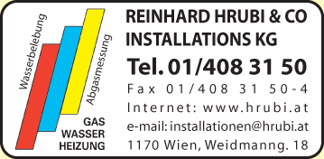 Werbung Installation Hrubi e.U.
