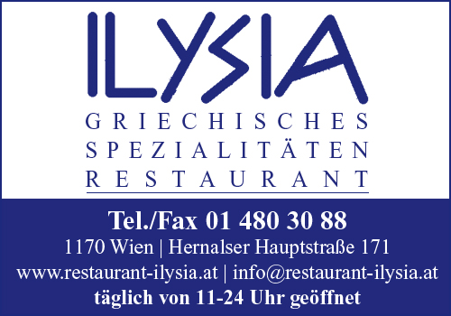 Vergrößern Werbung Restaurant Ilysia