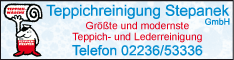 Werbung Teppichreinigung Stepanek GesmbH
