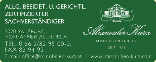 Werbung Alexander Kurz Immobilienkanzlei