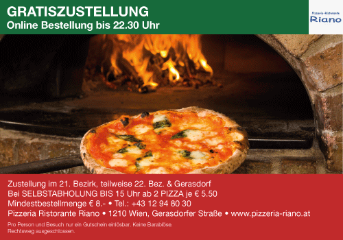 Gutschein, Coupon, Rabatt von PIZZERIA RIANO