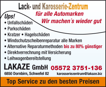 Werbung Auto Gerster GmbH