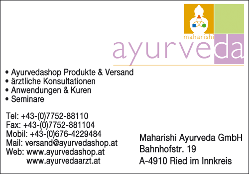 Ayurveda Maharishi GmbH - Ried im Innkreis