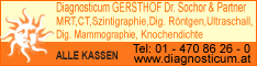 Werbung Diagnosticum, Röntgenambulatorium Gersthoferstr f bildgebende Diagnostik GmbH