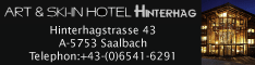Werbung Art & Ski In Hotel Hinterhag