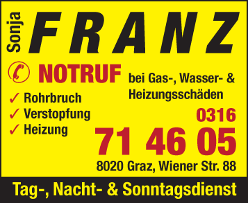 Werbung Sonja Franz Handel u Installationen