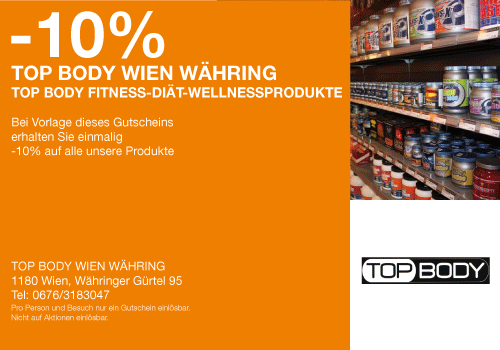 Gutschein, Coupon, Rabatt von TOPBODY Sascha Bauer