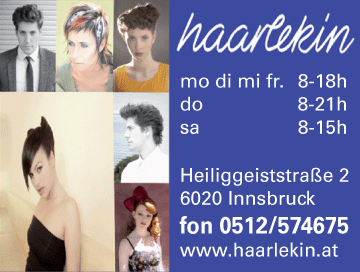 Vergrößern Werbung Salon Haarlekin