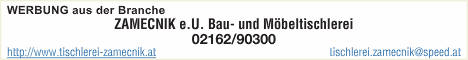 ZAMECNIK e.U. Bau- und Möbeltischlerei