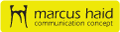 Logo marcus haid :: communication concept