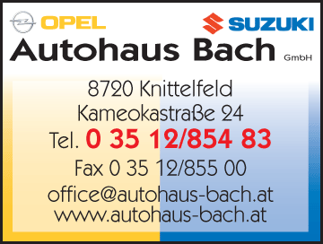 Werbung Autohaus Bach GmbH