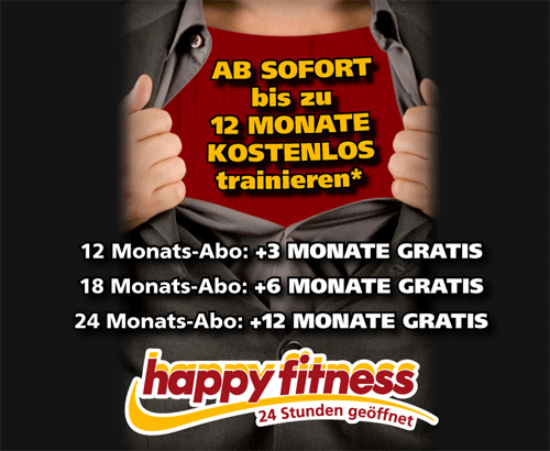 Vergrößern Werbung Activclub Happy Fitness