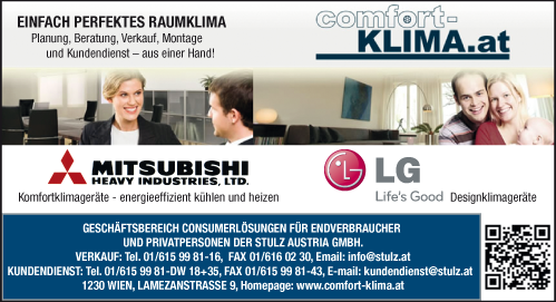 Werbung comfort-KLIMA.at