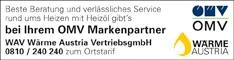 Werbung WAV Wärme Austria VertriebsgmbH Region West-Salzburg