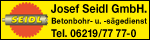 Werbung Beton ist hart, aber nicht für uns! Ihr Partner für Betonbohren und Betonsägen mit 25 Jahren Erfahrung.