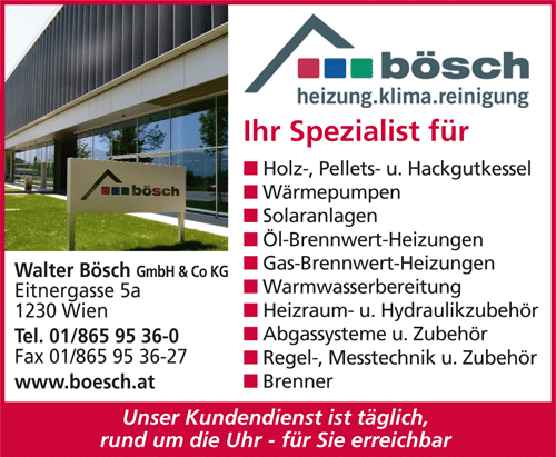 Werbung bösch, Walter Bösch GmbH & Co KG