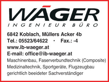 Werbung Wäger Ingenieurbüro GmbH & Co KG