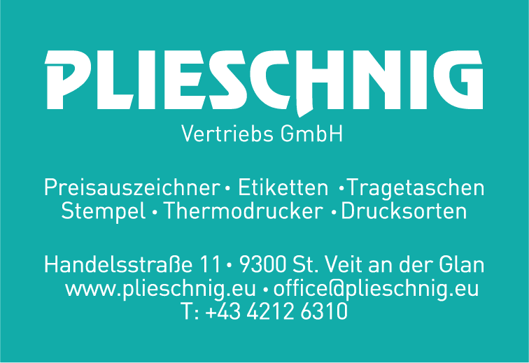 Logo PLIESCHNIG Vertriebs GmbH