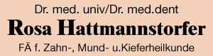 Logo Dr med dent/Dr med univ Rosa Hattmannstorfer