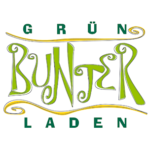 Logo Grün Bunter Laden - Naturtextilien