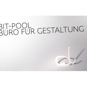 Logo bit-pool . Büro für Gestaltung