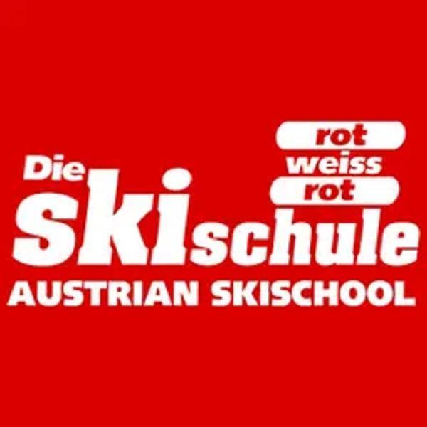 Logo Alpendorf Skischule Rot Weiß Rot