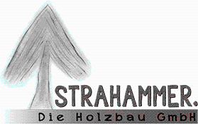 Logo Strahammer. Die Holzbau GmbH