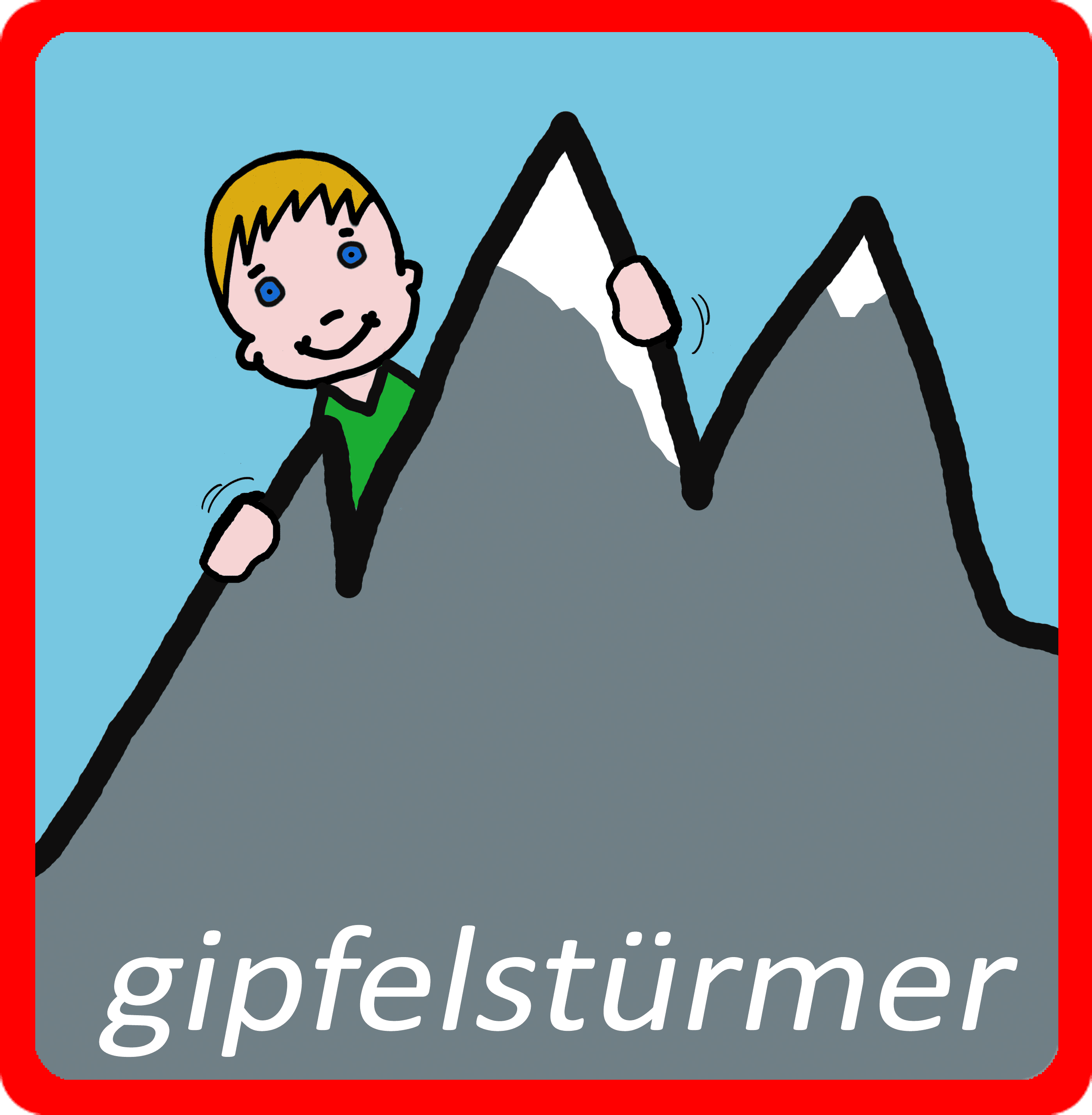 Logo Sportkindergarten Monpti - Gipfelstürmer