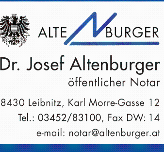 Logo Dr. Josef Altenburger öffentl. Notar