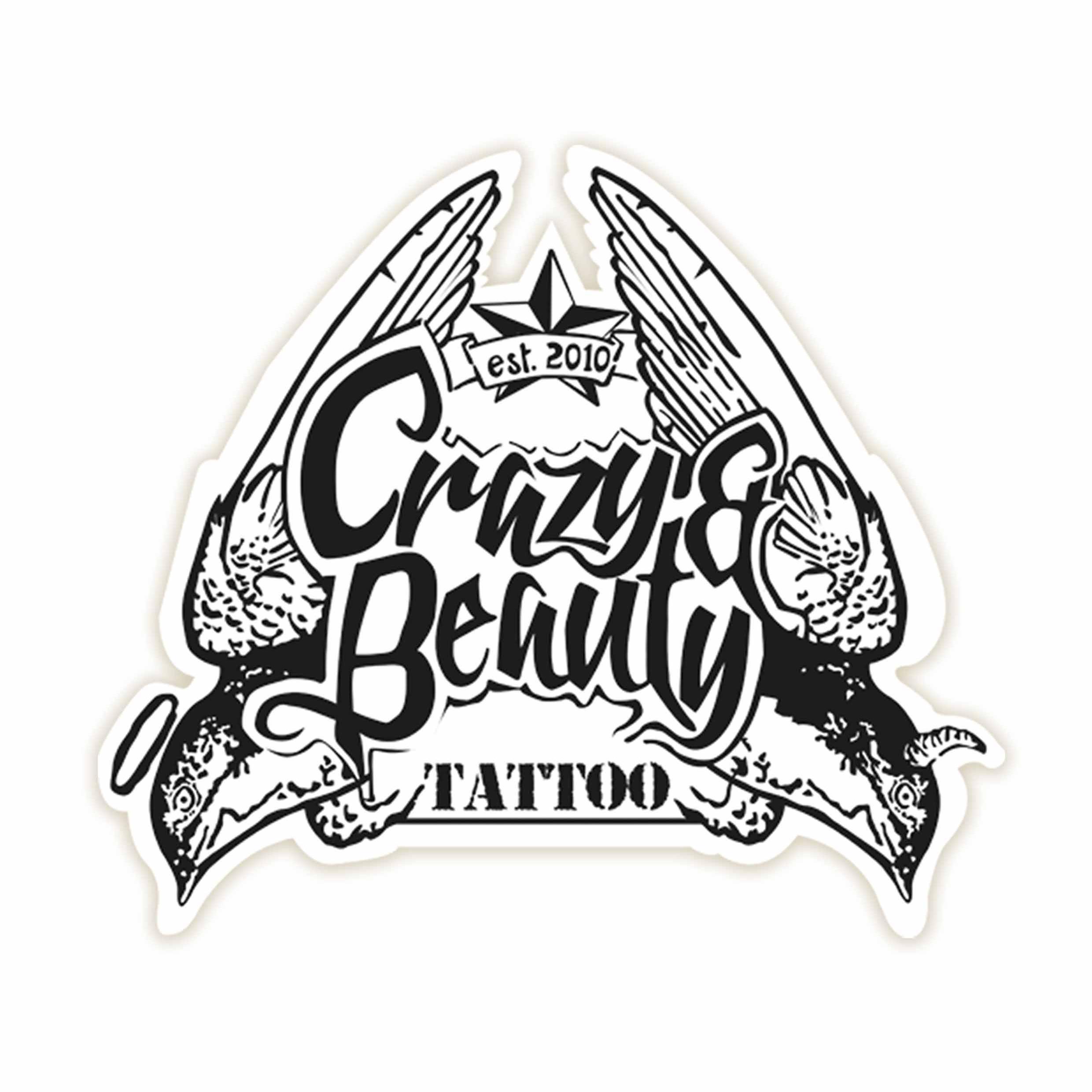 Logo Crazy & Beauty Tattoo