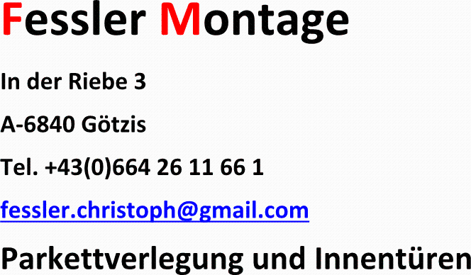 Logo Fessler Montage - Christoph Fessler