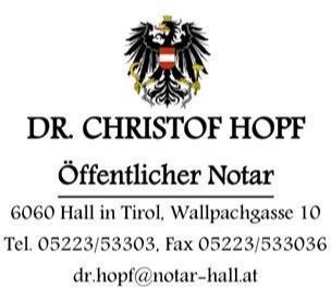 Logo Dr. Christof Hopf