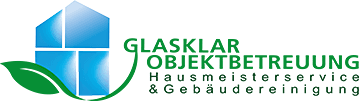 Logo Glasklar Objektbetreuung - Denkmal, Fassade u Gebäudereinigung